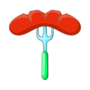 Cartoon Fork Icon